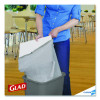 Cloroxpro Forceflex Tall Kitchen Drawstring Trash Bags, 13 Gal, 23.75 x 24.88, Gray, 100/Box