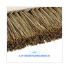 Street Broom Head, 6.25" Brown Palmyra Fiber Bristles, 16" Brush