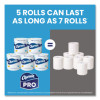 Commercial Bathroom Tissue,  Individually Wrapped, Septic Safe, 2-Ply, White, 450 Sheets/Roll, 75 Rolls/Carton