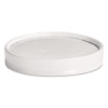 Vented Paper Lids, Fits 8 Oz To 16 Oz Hot Cups, White, 25/Sleeve, 40 Sleeves/Carton
