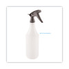 Chemical-Resistant Trigger Sprayer 320Cr, Fits 32 Oz Bottles, 9.5" Tube, Gray, 24/Carton
