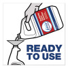 Professional Sanitizing Fabric Refresher, Light Scent, 1 Gal Bottle, Ready To Use, 3/Carton