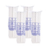 Foam Hinged Lid Container, Hot Dog Container, 3.8 x 7.1 x 2.3, White, 125/Bag, 4 Bags/Carton
