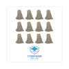 Mop Head, Economical Lie-Flat Head, Cotton Fiber, 32 Oz, White, 12/Carton