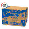 Shop Towels, Standard Roll, 1-Ply, 9.4 x 11, Blue, 55/Roll, 12 Rolls/Carton
