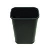 Soft-Sided Wastebasket, 41 Qt, Polyethylene, Black