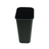 Soft-Sided Wastebasket, 41 Qt, Polyethylene, Black