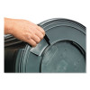 Gator Plus Container, 44 Gal, Plastic, Gray