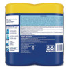 Disinfecting Wipes, 1-Ply, 7 x 7.25, Lemon And Lime Blossom, White, 80 Wipes/Canister, 2 Canisters/Pack, 3 Packs/Carton