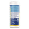 Disinfecting Wipes, 1-Ply, 7 x 7.25, Lemon And Lime Blossom, White, 35 Wipes/Canister