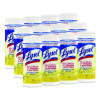 Disinfecting Wipes, 1-Ply, 7 x 7.25, Lemon And Lime Blossom, White, 35 Wipes/Canister, 12 Canisters/Carton