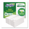 Dry Refill Cloths, 10.4 x 8, White, 52/Box, 3 Boxes/Carton