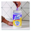 Dual Action Disinfecting Wipes, 1-Ply, 7 x 7.25, Citrus, White/Purple, 75/Canister