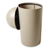 Marshal Classic Container, 25 Gal, Plastic, Beige