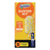 Heavy Duty Dusters With Extendable Handle, 14" To 3 Ft Handle, 1 Handle And 3 Dusters/Kit