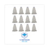 Mop Head, Lie-Flat Head, Rayon Fiber, 24 Oz, White, 12/Carton