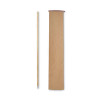 Lie-Flat Screw-In Mop Handle, 1.13" Dia x 54", Natural