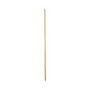 Lie-Flat Screw-In Mop Handle, Lacquered Wood, 1.13" Dia x 60", Natural