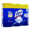 Disinfecting Wipes, 1-Ply, 7 x 7.25, Lemon And Lime Blossom, White, 80 Wipes/Canister, 3 Canisters/Pack, 2 Packs/Carton