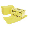 Masslinn Dust Cloths, 1-Ply, 24 x 24, Unscented, Yellow, 30/Bag, 5 Bags/Carton