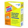 Steel Wool Soap Pads, 2.4 x 3, Steel, 15 Pads/Box, 12 Boxes/Carton