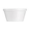 Foam Container, Extra Squat, 8 Oz, White, 1,000/Carton