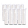 Plastic Cold Cup Lids, Fits 8 Oz To 9 Oz Cold Cups, Translucent, 100/Pack, 10 Packs/Carton