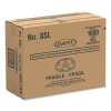 Plastic Cold Cup Lids, Fits 8 Oz To 9 Oz Cold Cups, Translucent, 100/Pack, 10 Packs/Carton