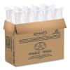 Plastic Cold Cup Lids, Fits 8 Oz To 9 Oz Cold Cups, Translucent, 100/Pack, 10 Packs/Carton
