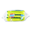 Heavy Duty Scrubber Sponge, 2.5 x 4.5, 0.9" Thick, Yellow/Green, 3/Pack, 8 Packs/Carton