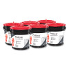 Power Clean Proscrub Pre-Saturated Wipes, 9.5 x 12, Citrus Scent, Green, 75/Bucket, 6 Buckets/Carton