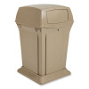 Ranger Fire-Safe Container, Two Doors, 45 Gal, Structural Foam, Beige