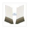 Mixed Fiber Maid Broom, Mixed Fiber Bristles, 55" Overall Length, Natural, 12/Carton