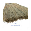 Warehouse Broom, Corn Fiber Bristles, 56" Overall Length, Natural, 12/Carton
