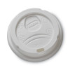 Drink-Thru Lid, Fits 8 Oz Hot Cups, Plastic, White, 1,000/Carton