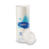 Dome Lid, Fits 10 Oz To 16 Oz Perfectouch Hot Cups/12 Oz To 20 Oz Wisesize Hot Cups, Plastic, White, 500/Carton