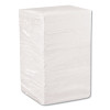 Bevnap Beverage Napkins, 1-Ply, 9.5 x 9.5, White, 4,000/Carton