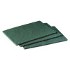 Commercial Scouring Pad 96, 6 X 9, Green, 10/Pack