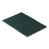 Commercial Scouring Pad 96, 6 X 9, Green, 10/Pack