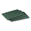 Commercial Scouring Pad 96, 6 X 9, Green, 10/Pack