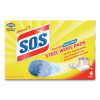Steel Wool Soap Pads, Steel, 4/Box, 24 Boxes/Carton