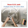 Steel Wool Soap Pads, Steel, 4/Box, 24 Boxes/Carton