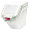 Prosave Shelf Ingredient Bins, 5.4 Gal, 11.5 x 23.5 x 16.88, White, Plastic