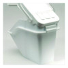 Prosave Shelf Ingredient Bins, 5.4 Gal, 11.5 x 23.5 x 16.88, White, Plastic