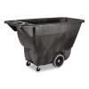 0.5 Cu Yd Structural Foam Tilt Truck, Utility Duty, 450 Lb Capacity, Black