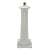 Groundskeeper Tuscan Receptacle, 22.05 Gal, 13 Dia x 38.38h, Sandstone