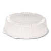 Caterline Dome Lids, 12" Diameter x 2.75" h, Clear, Plastic, 25/Carton