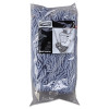 Web Foot Wet Mop Head With 1" Headband, Shrinkless, Cotton/Synthetic, Blue, Medium, 6/Carton