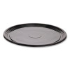 Caterline Casuals Thermoformed Platters, 16" Diameter, Black, Plastic, 25/Carton