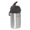 Lever Action Airpot, 84 Oz, Stainless Steel/Black